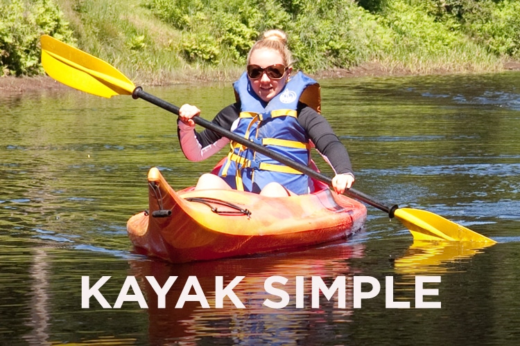 kayak simple © À l'abordage canot kayak velo Val-David